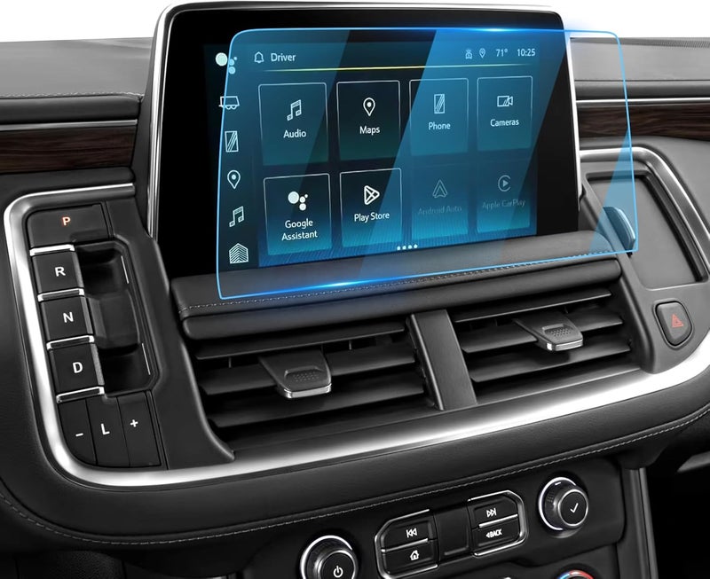 LFOTPP For 2024 Suburban Screen Protector - 2021~2024 Suburban (LT/Z71/RST/Premier/High Country) 10.2 inch Touchscreen [ClarityHD+] 2021~2024 Suburban Accessories Anti Fingerprint 9H Hardness Tempered Glass - Image 1